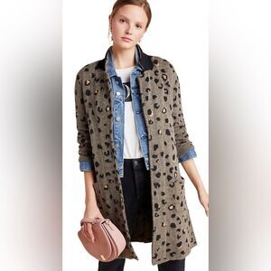 Aldomartins Leopard Sweater Jacket Size US Size 10
